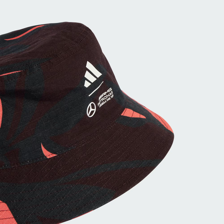 Mercedes bucket hat with logos