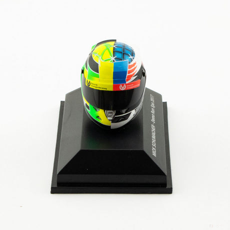 Mick Schumacher Mini Helmet, 1:8 scale, Multicolor, 2017 - FansBRANDS®
