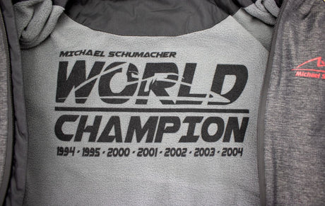 Michael Schumacher Windbreaker, Racing, Grey, 2018 - FansBRANDS®