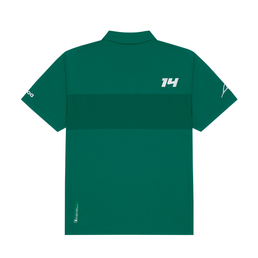 Fernando Alonso polo, Kimoa, minimal, green, 2024