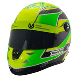 Mick Schumacher Mini Helmet, 1:2 scale, Green, 2018 - FansBRANDS®