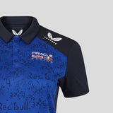 Red Bull polo, team, Isack Hadjar, womens, blue, 2026