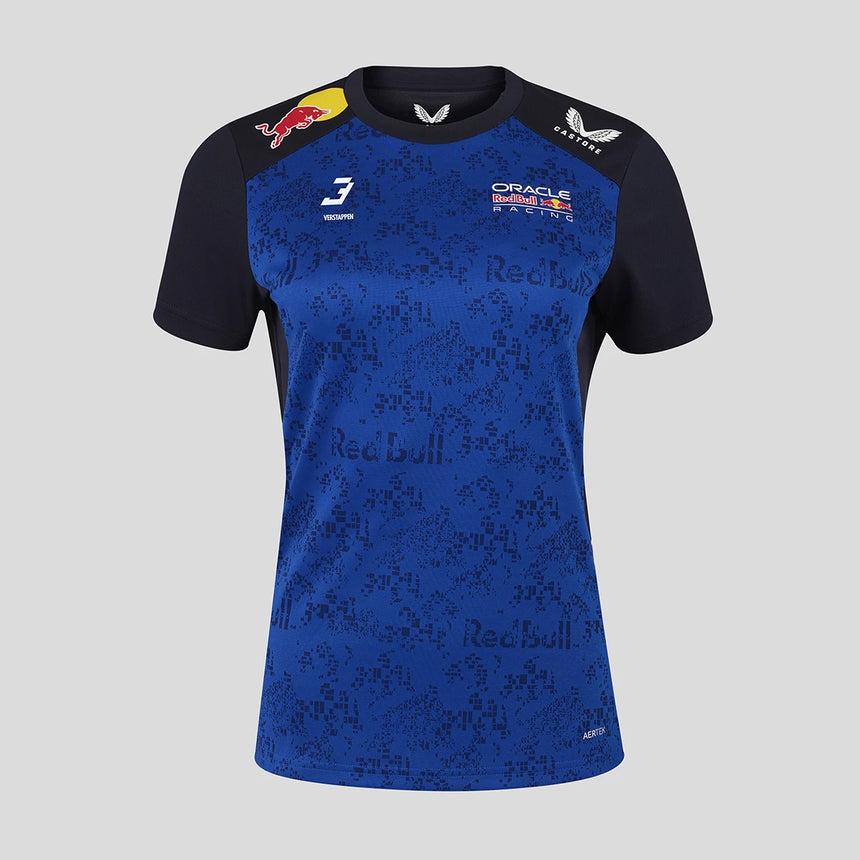 Red Bull t-shirt, team, Max Verstappen, womens, blue, 2026