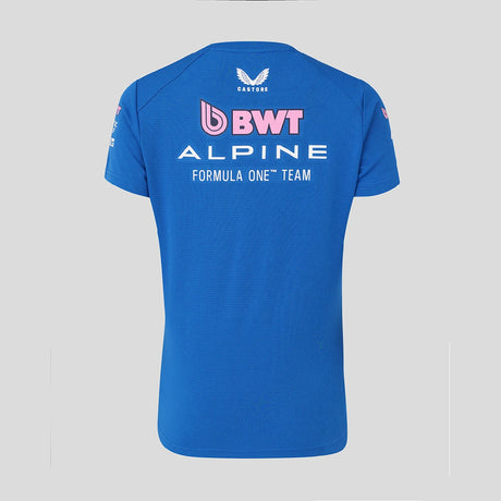 Blue T-shirt back with BWT lettering