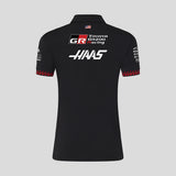 Haas F1 polo, team, womens, black, 2026