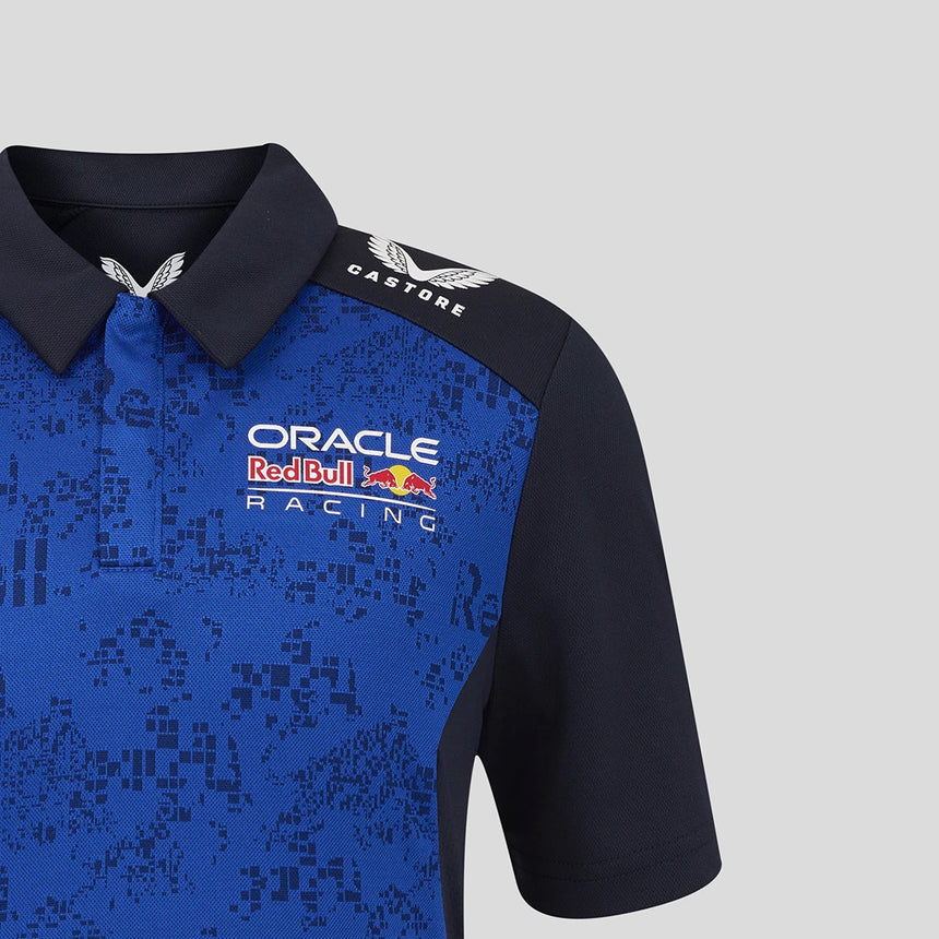 Red Bull polo, team, Isack Hadjar, kids, blue, 2026