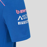 Blue T-shirt left sleeve with BWT logo