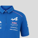 Blue T-shirt with zip and BWT branding
