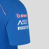 Blue Alpine t-shirt right sleeve detail