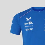 Blue Alpine t-shirt upper part detail