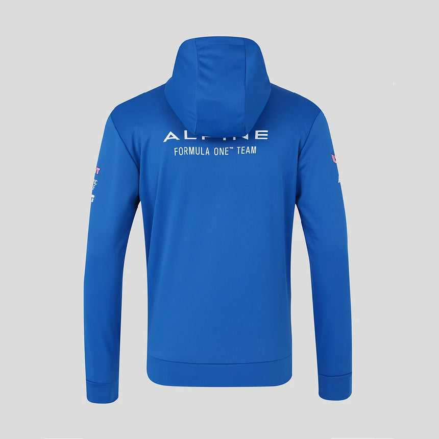Alpine hoodie, full zip, team, blue, 2026