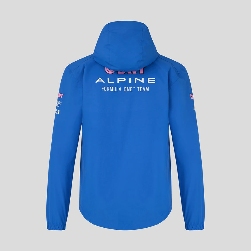 Alpine rain jacket, team, blue, 2026