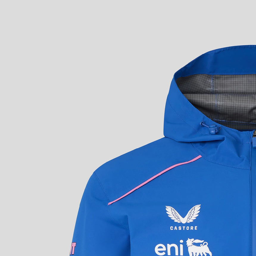 Alpine rain jacket, team, blue, 2026