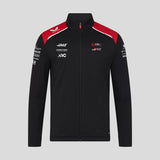 Haas F1 softshell jacket, team, black, 2026