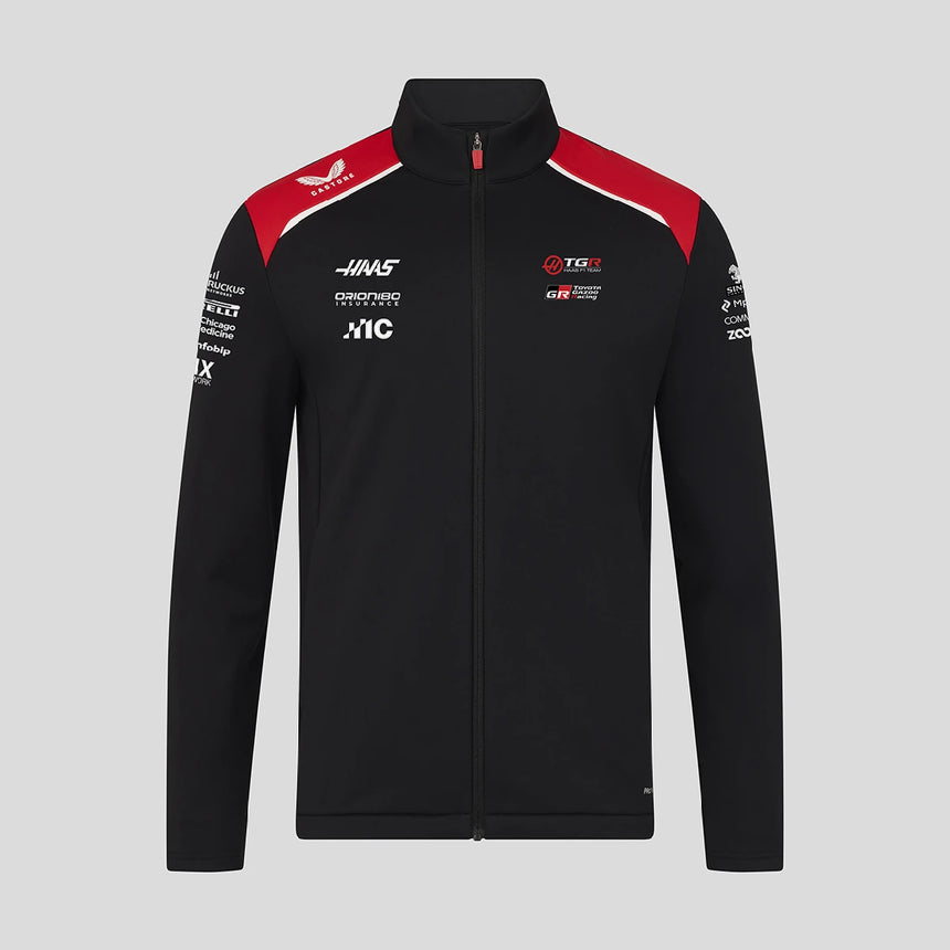 Haas F1 softshell jacket, team, black, 2026