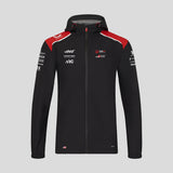Haas F1 rain jacket, team, black, 2026