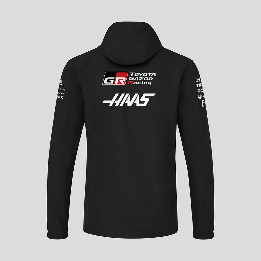 Haas F1 rain jacket, team, black, 2026