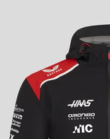 Haas F1 rain jacket, team, black, 2026