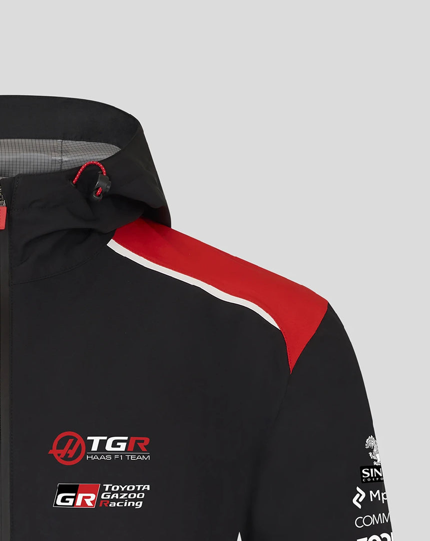 Haas F1 rain jacket, team, black, 2026