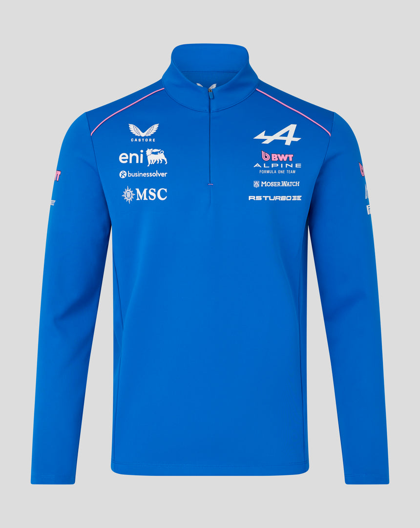 Alpine Sweatshirt, team, quarter zip, blue, 2026