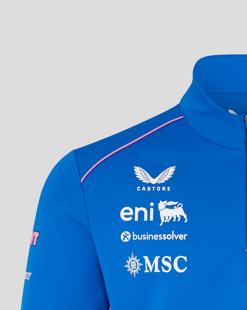 Alpine Sweatshirt, team, quarter zip, blue, 2026
