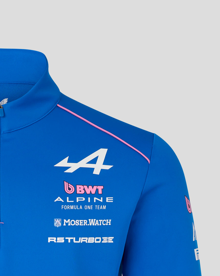 Alpine Sweatshirt, team, quarter zip, blue, 2026