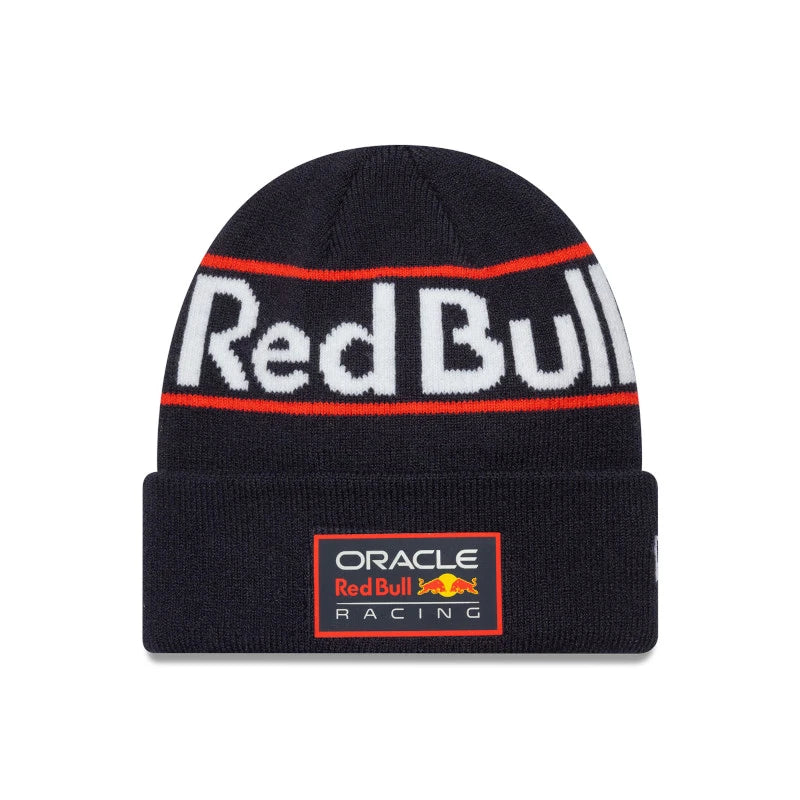 Red Bull Racing Team Cuff Knit Cap, White 🔥