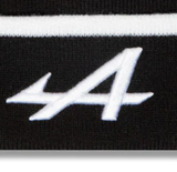 Alpine Stripe Cuff Beanie, Black