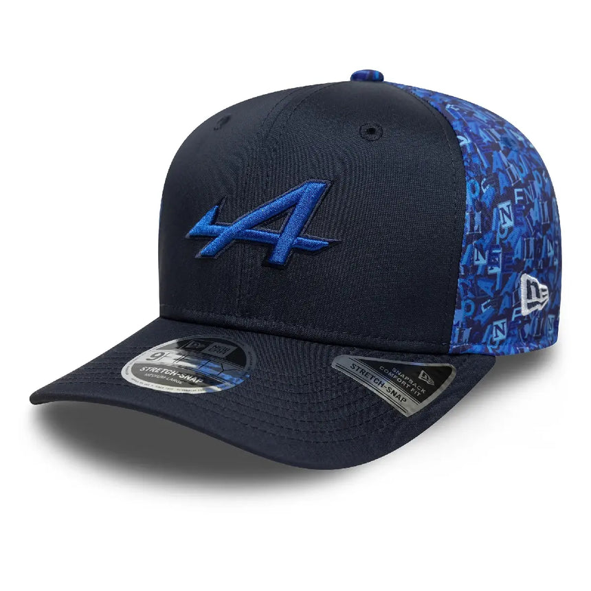 Alpine cap, AOP, 9FIFTY, New Era, blue