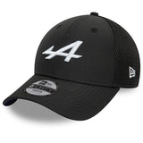 Alpine cap, New Era, team, 9FORTY, Kids, black, 2024