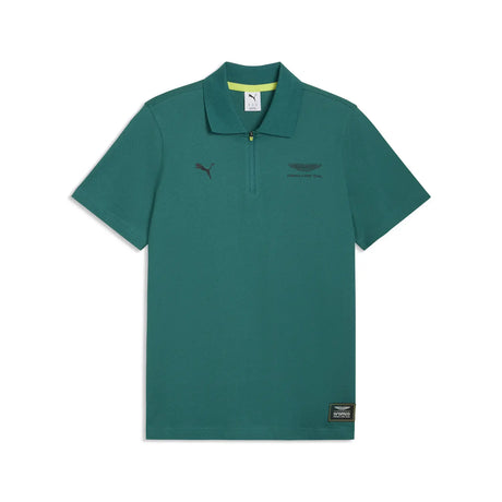 Aston Martin polo, Jaquard, regular fit, Puma, green