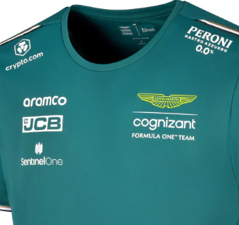 Aston Martin Aramco Cognizant F1 Official Team T-Shirt, 2023
