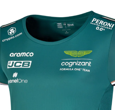 Aston Martin Aramco Cognizant F1 Official Team T-Shirt - Female, 2023