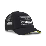 Aston Martin trucker cap, black