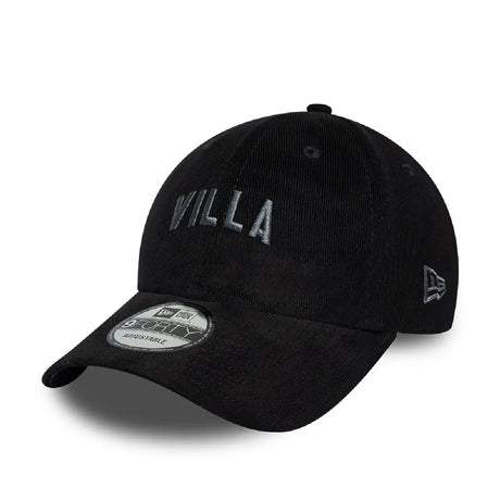 Aston Villa cap, cord, 9FORTY, New Era, black