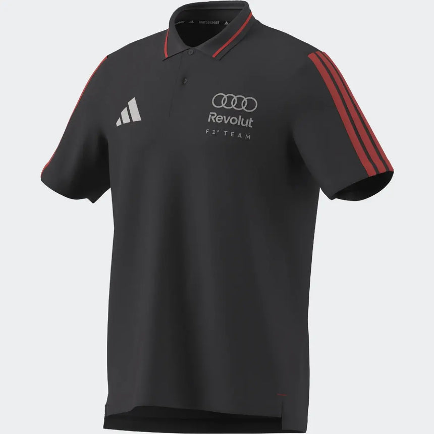 Audi polo, DNA, adidas, grey