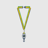 Ayrton Senna lanyard, blue