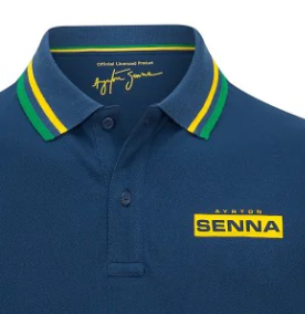 Ayrton Senna  Mens Logo Polo 2022