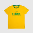 Ayrton Senna t-shirt, brazil, yellow