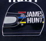 James Hunt Pin, Helmet 1976, Black, 2019