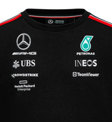 Mercedes Team Crew Sweatshirt, Black, 2023