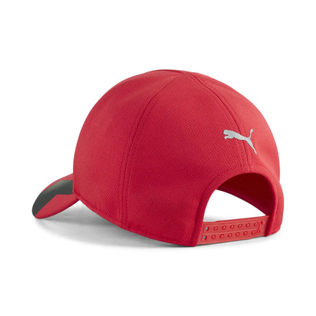 Ferrari red cap back view