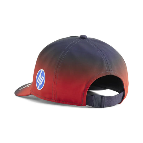 Ferrari red cap back view with logo