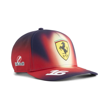 Ferrari red cap front view with logo