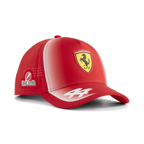 Ferrari cap, team, Lewis Hamilton, Puma, red