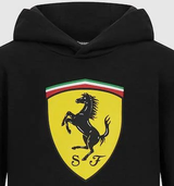 Ferrari Kids Big Shield Hoody, Black