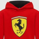 Ferrari Kids Big Shield Hoody, Red