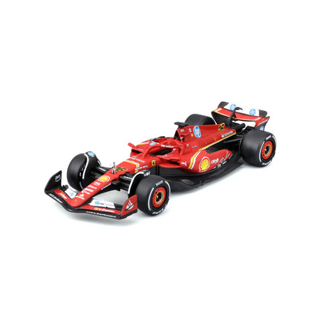 Red Ferrari SF24 model car, Charles Leclerc.