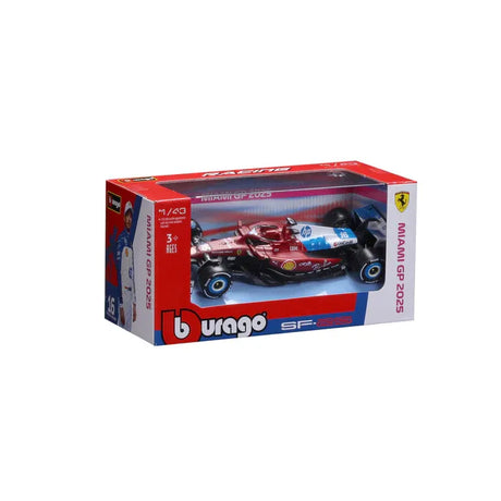 BBurago Ferrari SF25 model car packaging.
