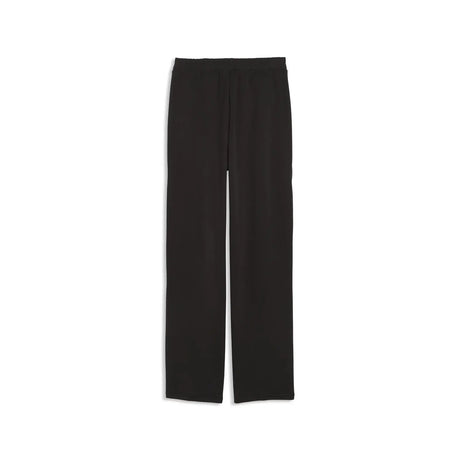 Plain black pants front view